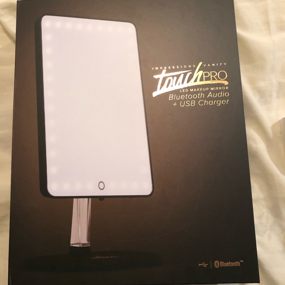 Touch Pro LED Makeup Mirror with Bluetooth Audio